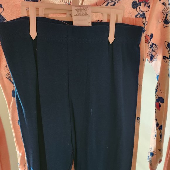 Set of 2 Pairs Disney Minnie Mouse 100% Cotton Sleepwear Set Size 8 Kids - Picture 7 of 10